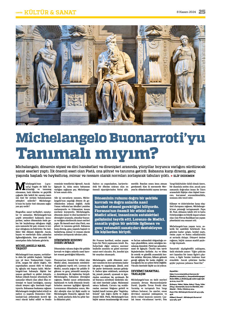 10 Michelangelo - Elif Dedemen - 260